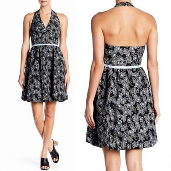 Maggy London Women Casual Halter Bubble Hem Dress - Picture 1 of 6